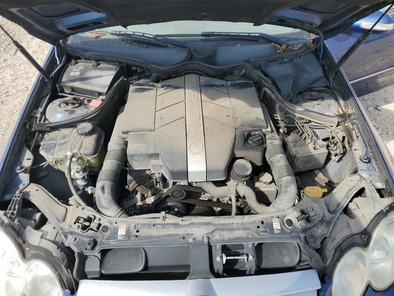 2003 Mercedes-benz Clk 320c Blue vin: WDBTJ65J03F034969