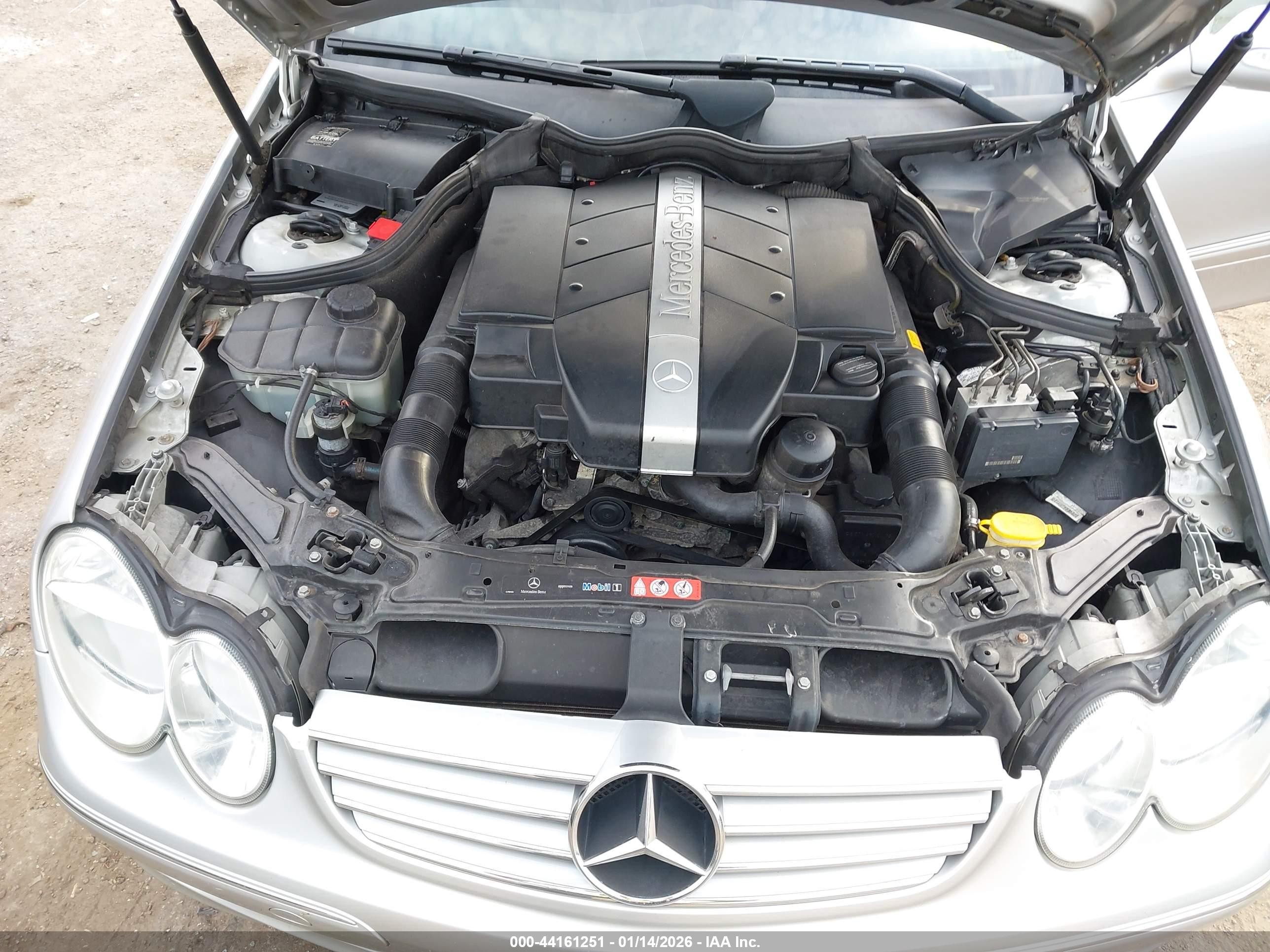 2004 Mercedes-benz Clk 320   Silver vin: WDBTJ65J04F098737
