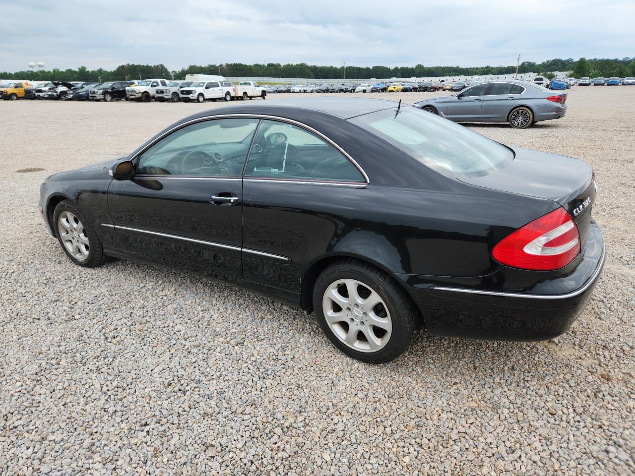 2004 Mercedes-benz Clk 320c Black vin: WDBTJ65J04F104696