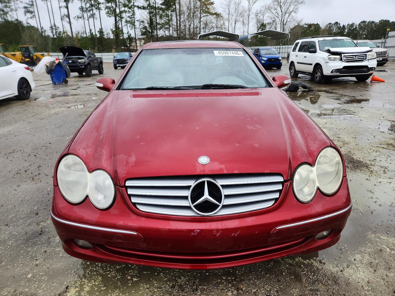 2004 Mercedes-benz Clk 320c Burgundy vin: WDBTJ65J04F115407