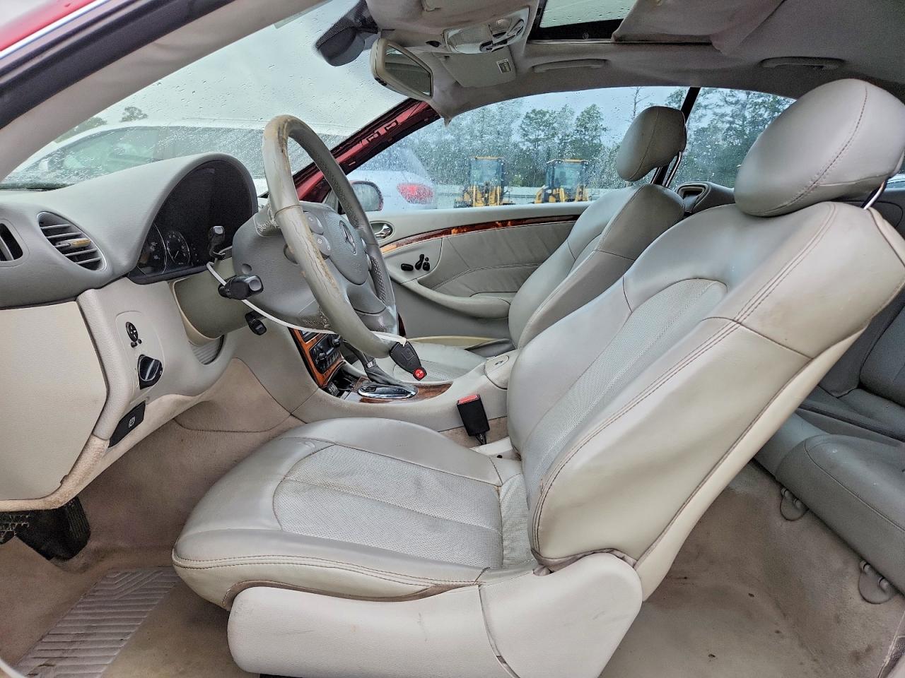 2004 Mercedes-benz Clk 320c Burgundy vin: WDBTJ65J04F115407