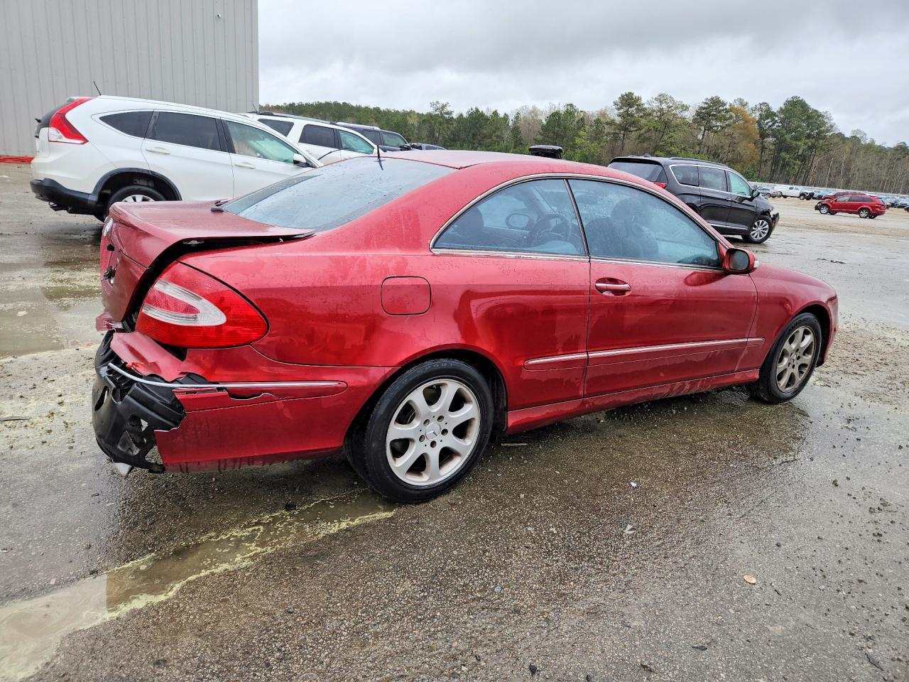 2004 Mercedes-benz Clk 320c Burgundy vin: WDBTJ65J04F115407