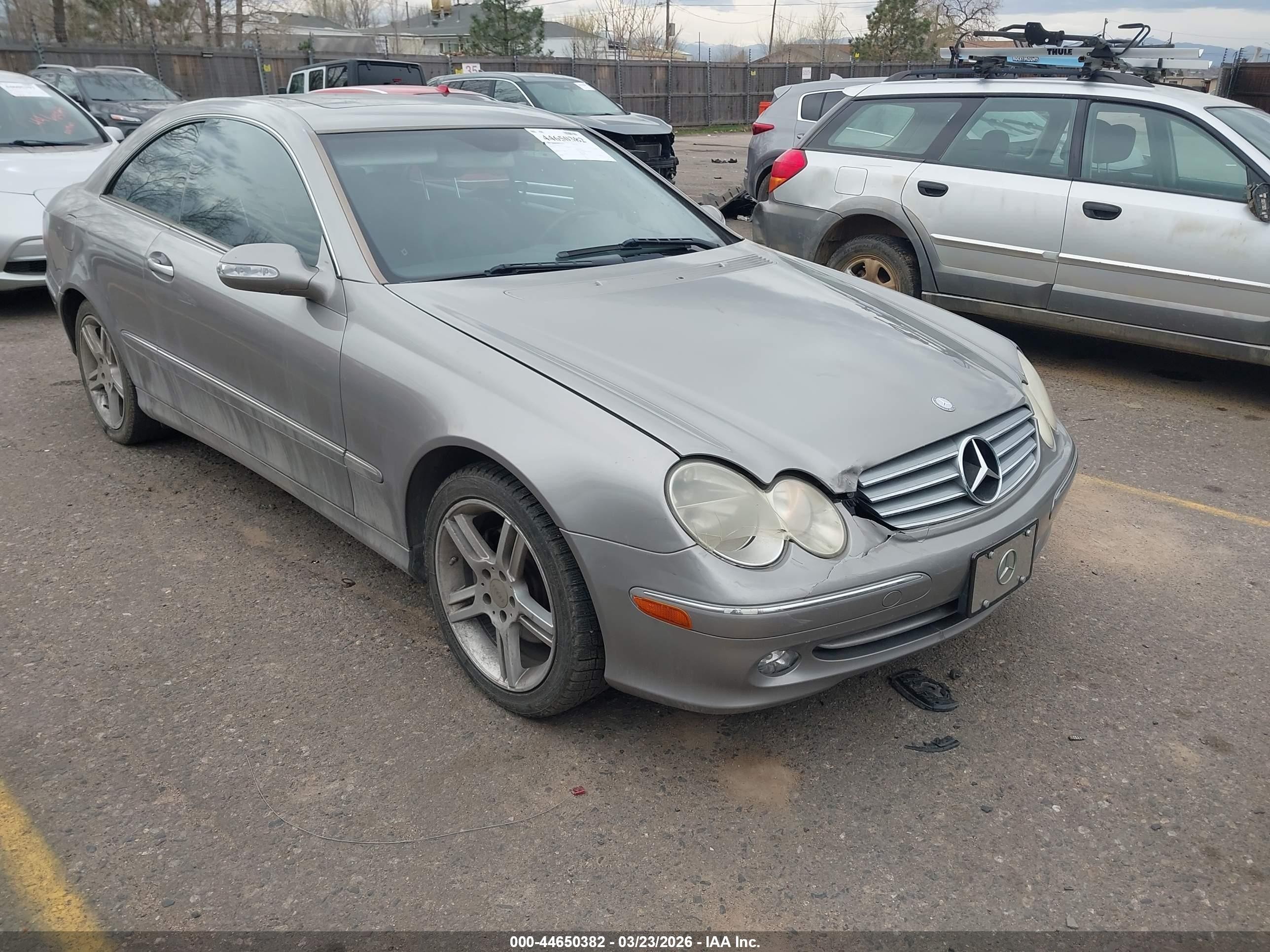 2005 Mercedes-benz Clk 320   Серый vin: WDBTJ65J05F132211