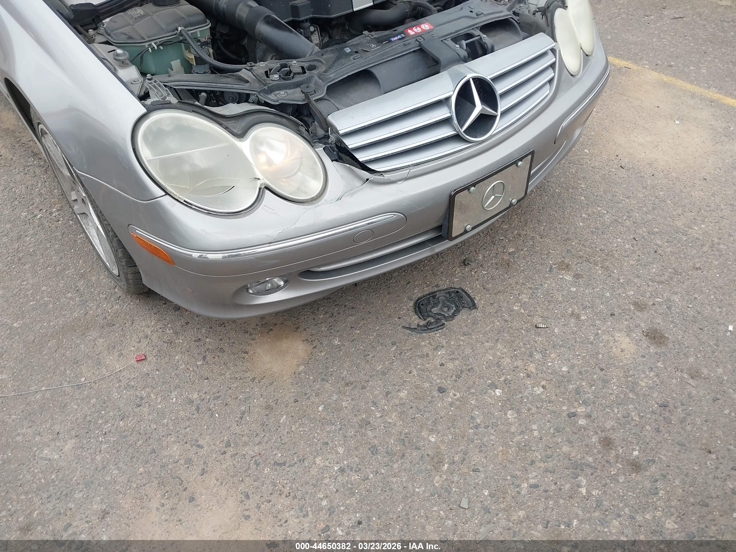 2005 Mercedes-benz Clk 320   Gray vin: WDBTJ65J05F132211