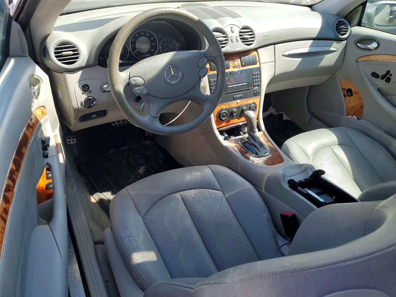 2005 Mercedes-benz Clk 320c Silver vin: WDBTJ65J05F164768