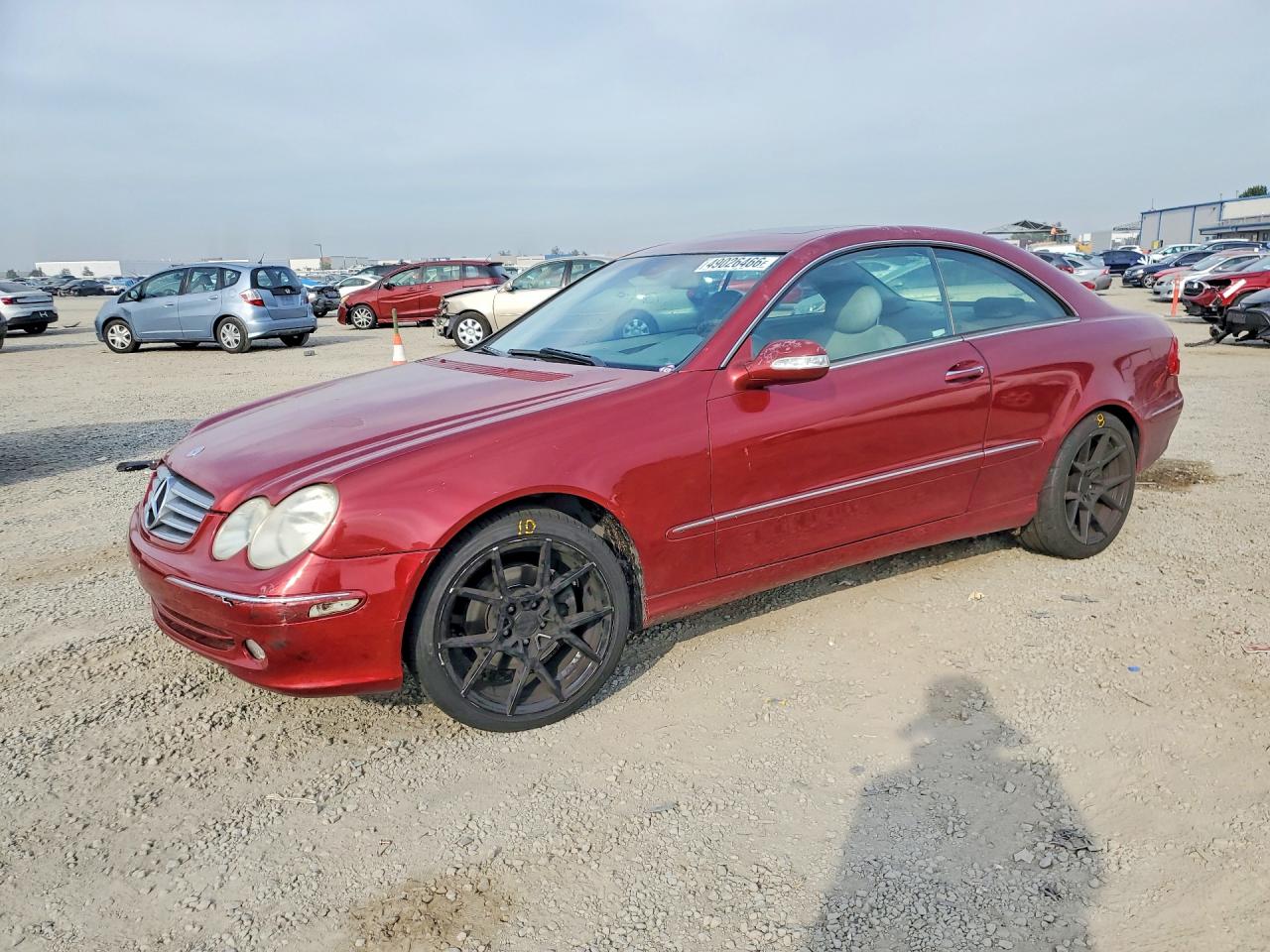 2003 Mercedes-benz Clk 320c Burgundy vin: WDBTJ65J23F015968