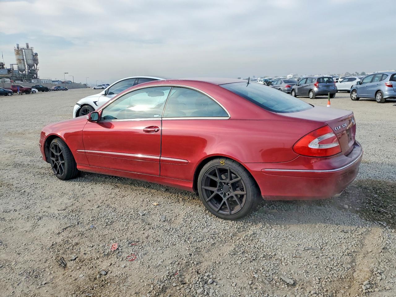 2003 Mercedes-benz Clk 320c Burgundy vin: WDBTJ65J23F015968