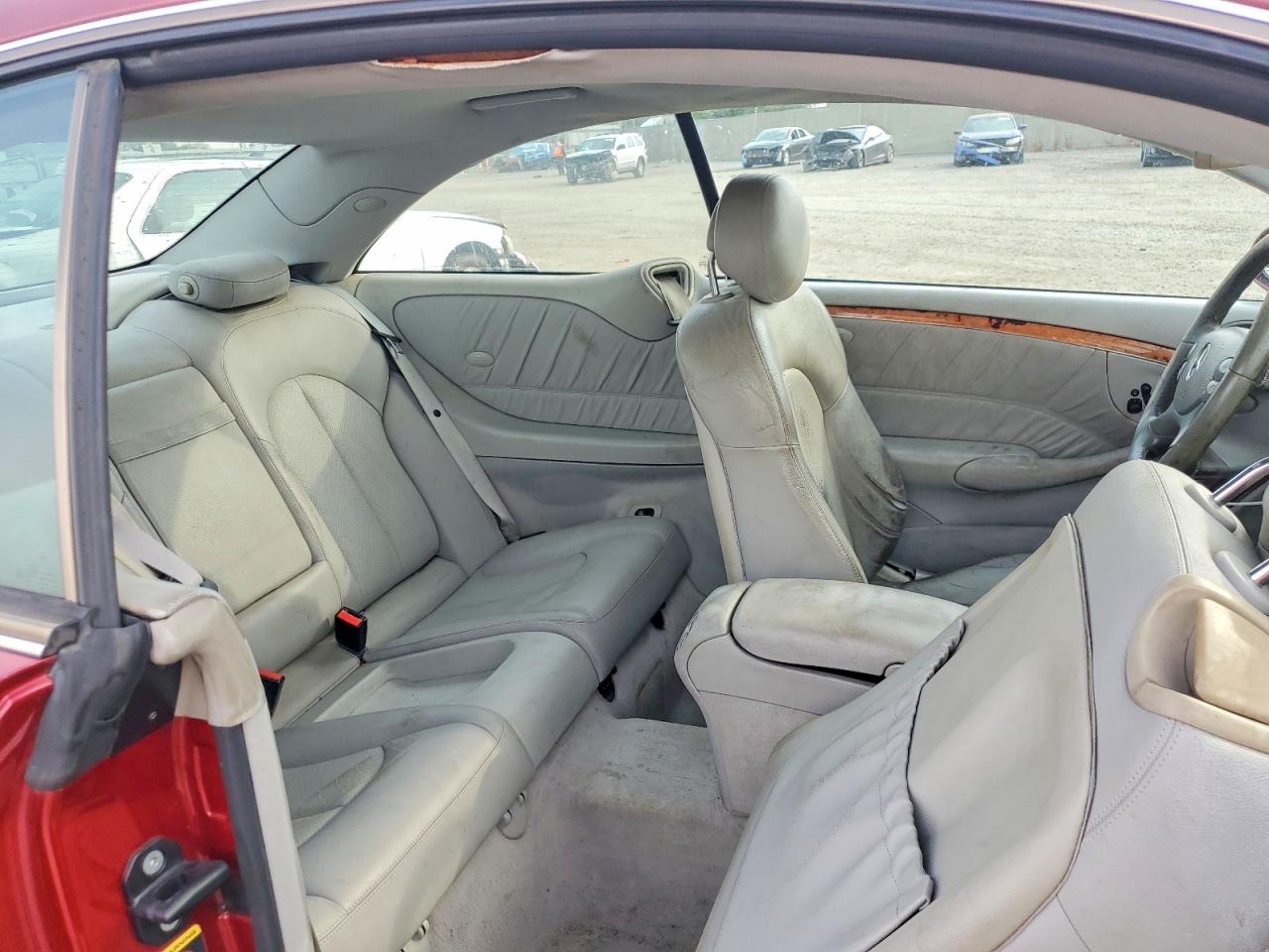 2003 Mercedes-benz Clk 320c Burgundy vin: WDBTJ65J23F015968