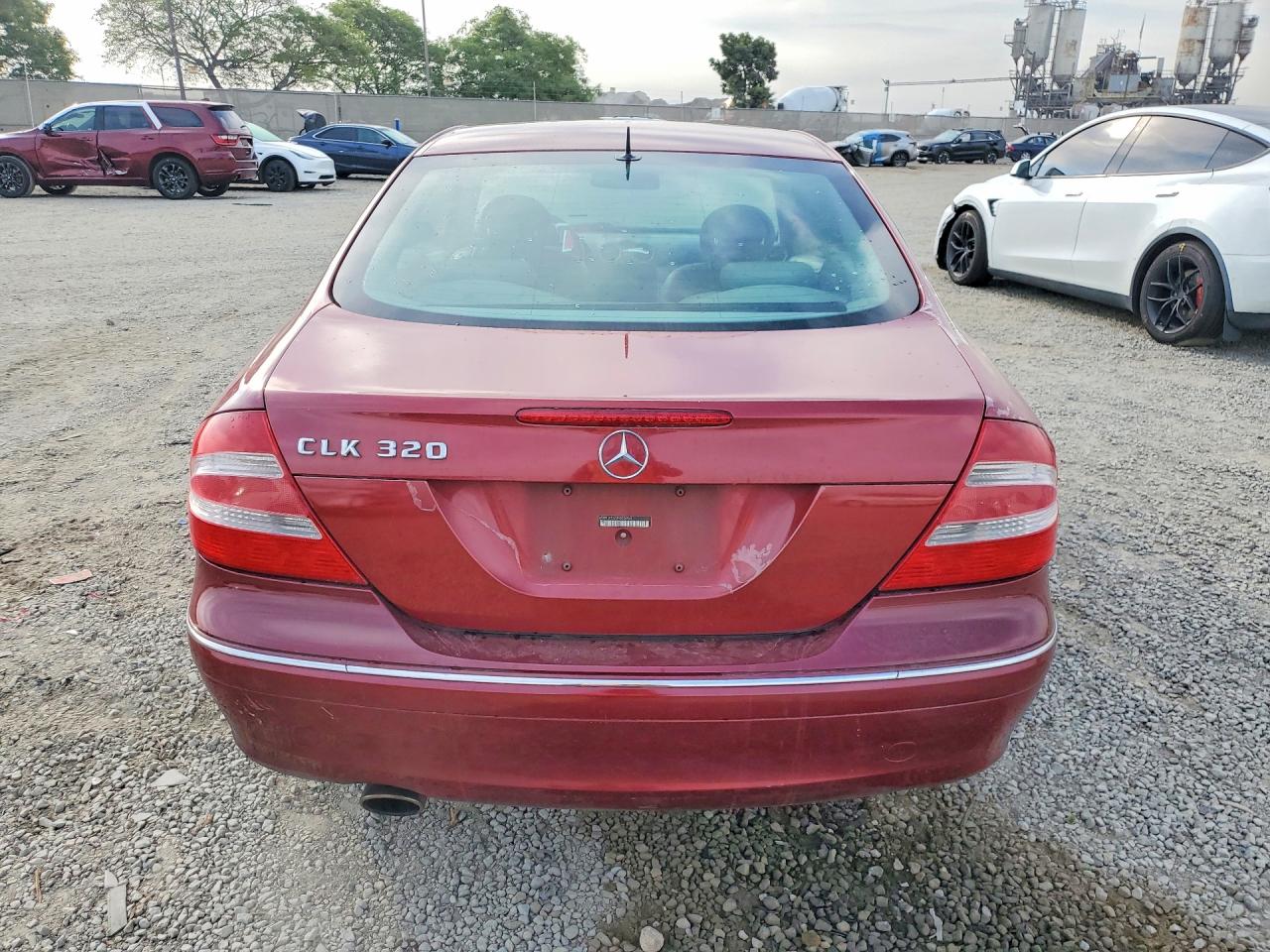 2003 Mercedes-benz Clk 320c Burgundy vin: WDBTJ65J23F015968