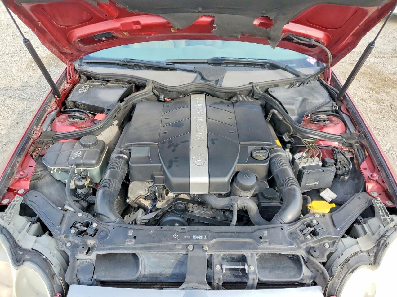 2003 Mercedes-benz Clk 320c Burgundy vin: WDBTJ65J23F015968