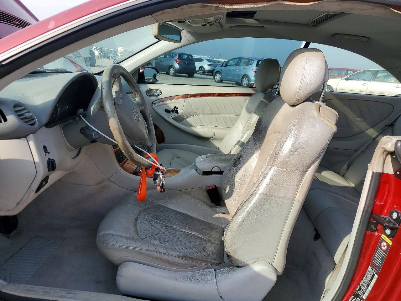 2003 Mercedes-benz Clk 320c Burgundy vin: WDBTJ65J23F015968
