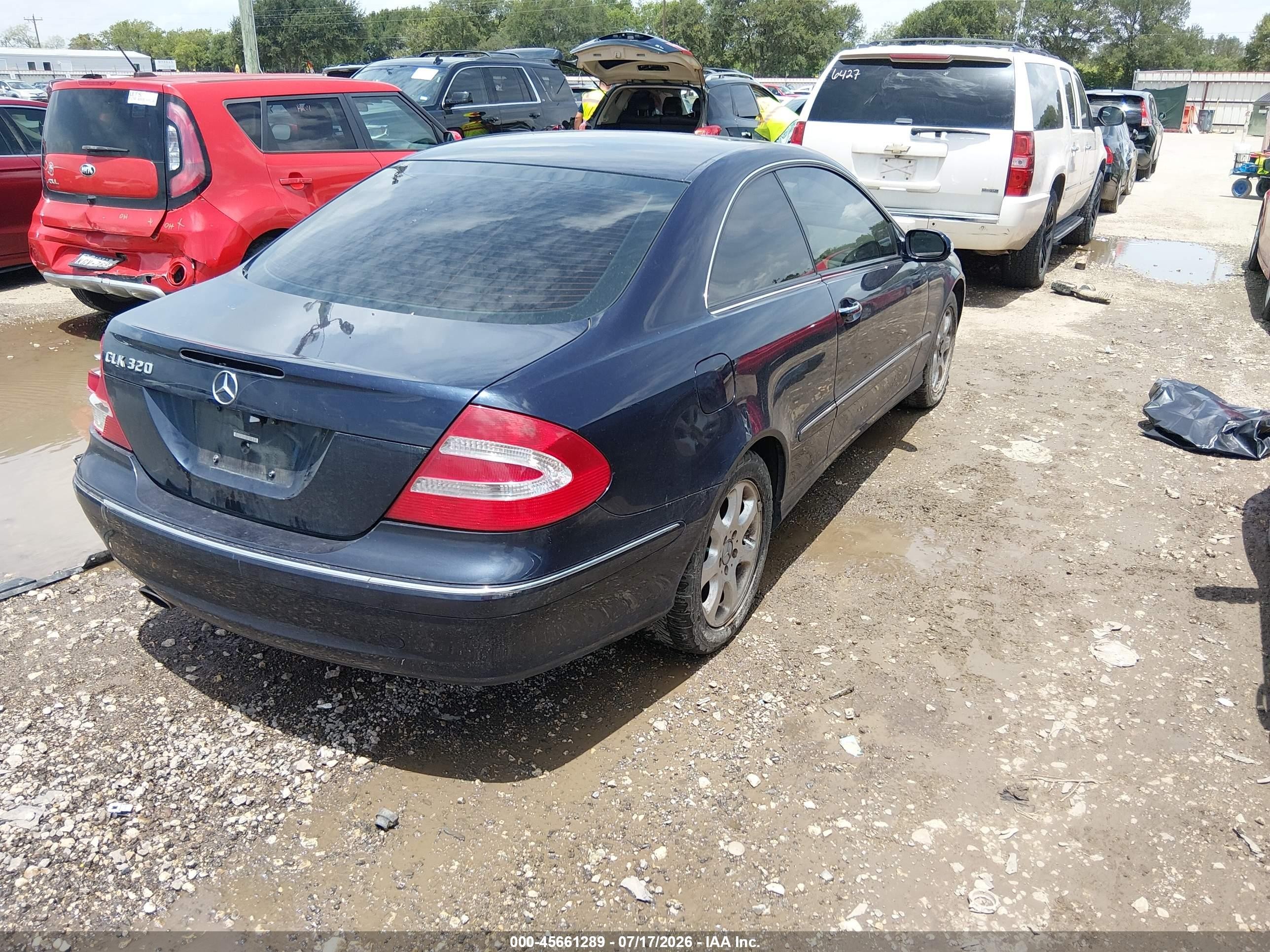 2003 Mercedes-benz Clk 320   Dark Blue vin: WDBTJ65J23F023150