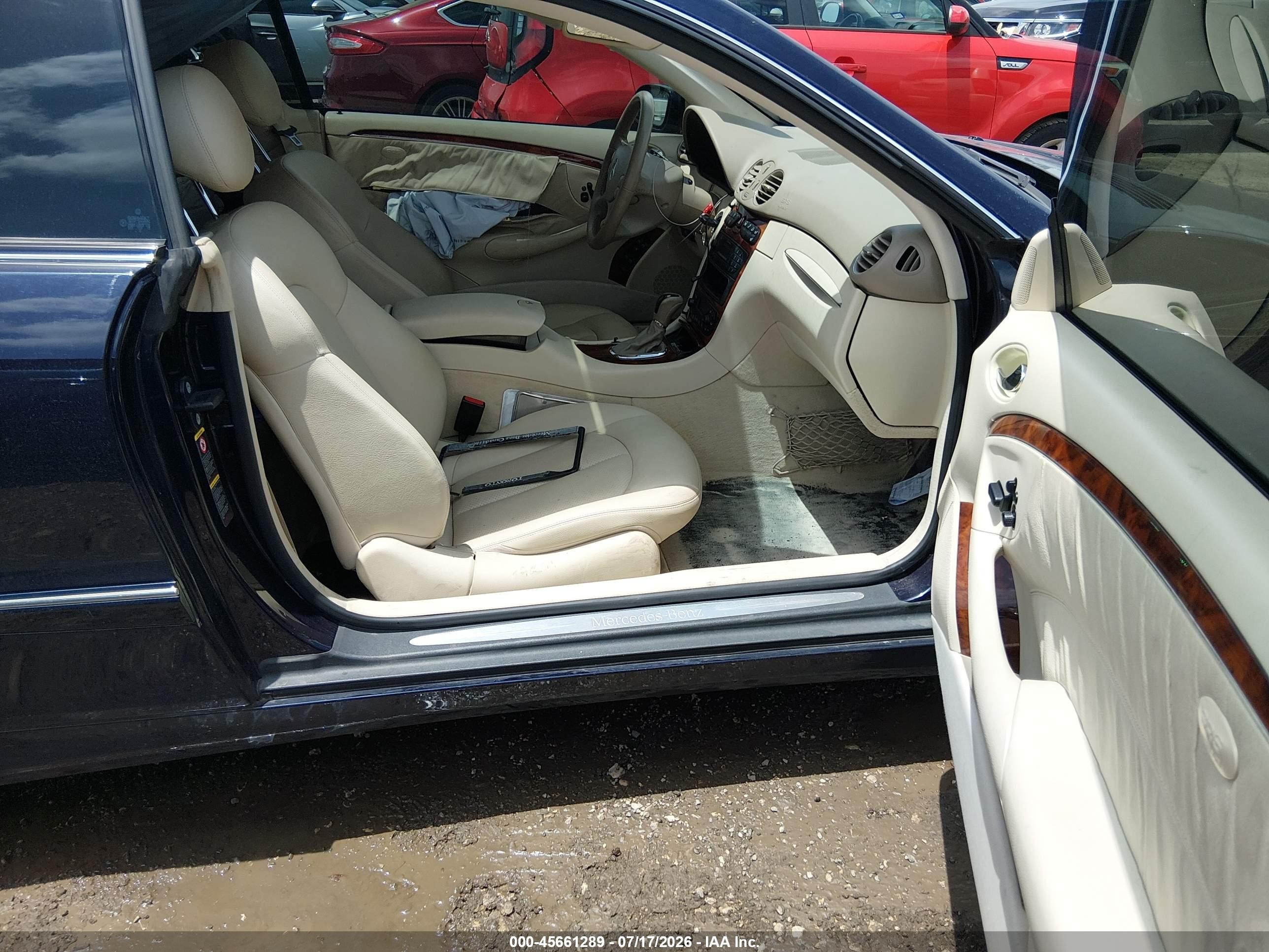2003 Mercedes-benz Clk 320   Dark Blue vin: WDBTJ65J23F023150