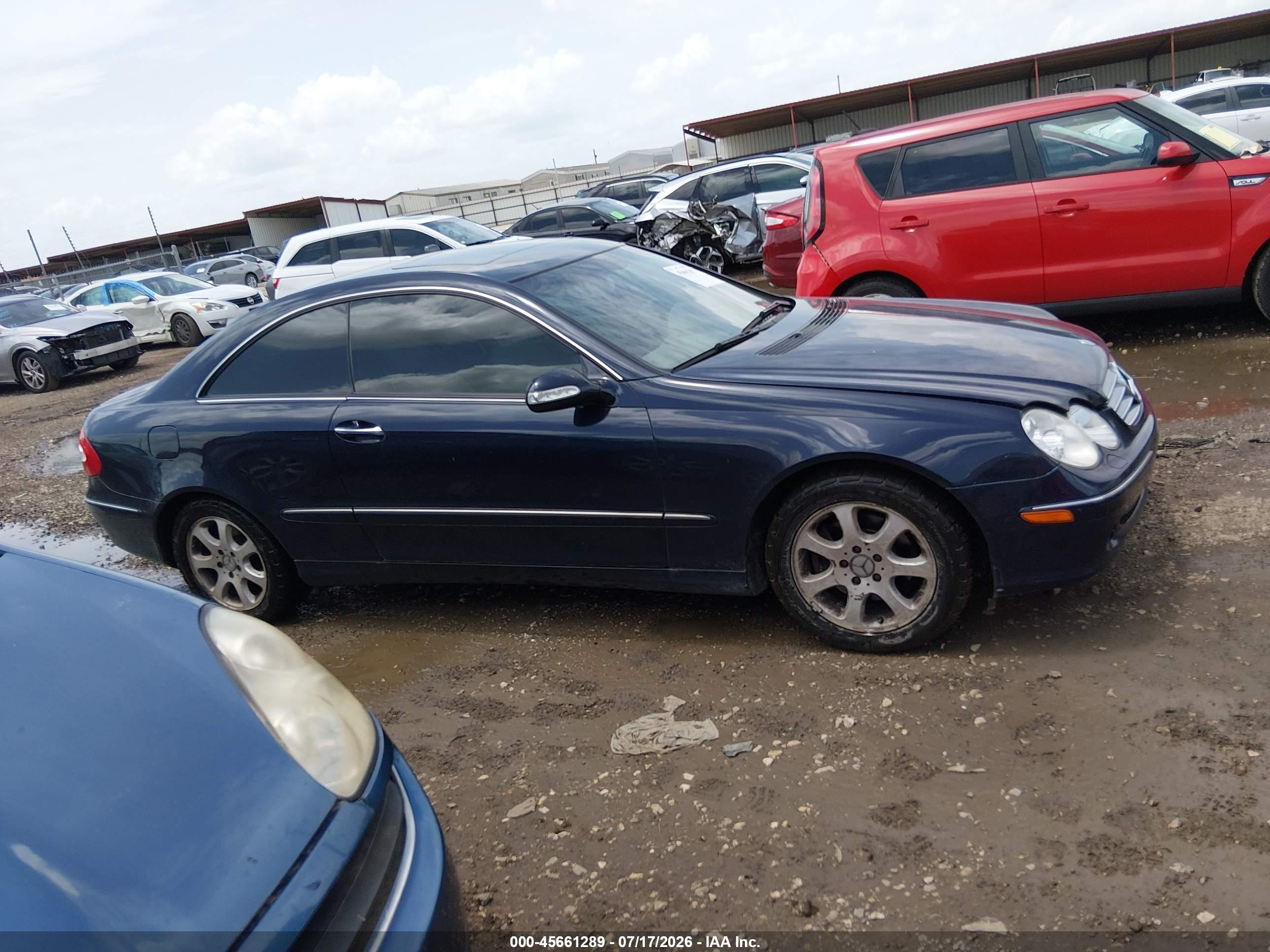 2003 Mercedes-benz Clk 320   Dark Blue vin: WDBTJ65J23F023150