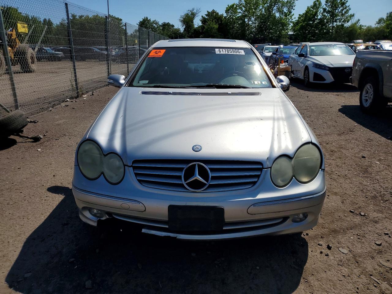 2004 Mercedes-benz Clk 320c Gray vin: WDBTJ65J24F083768