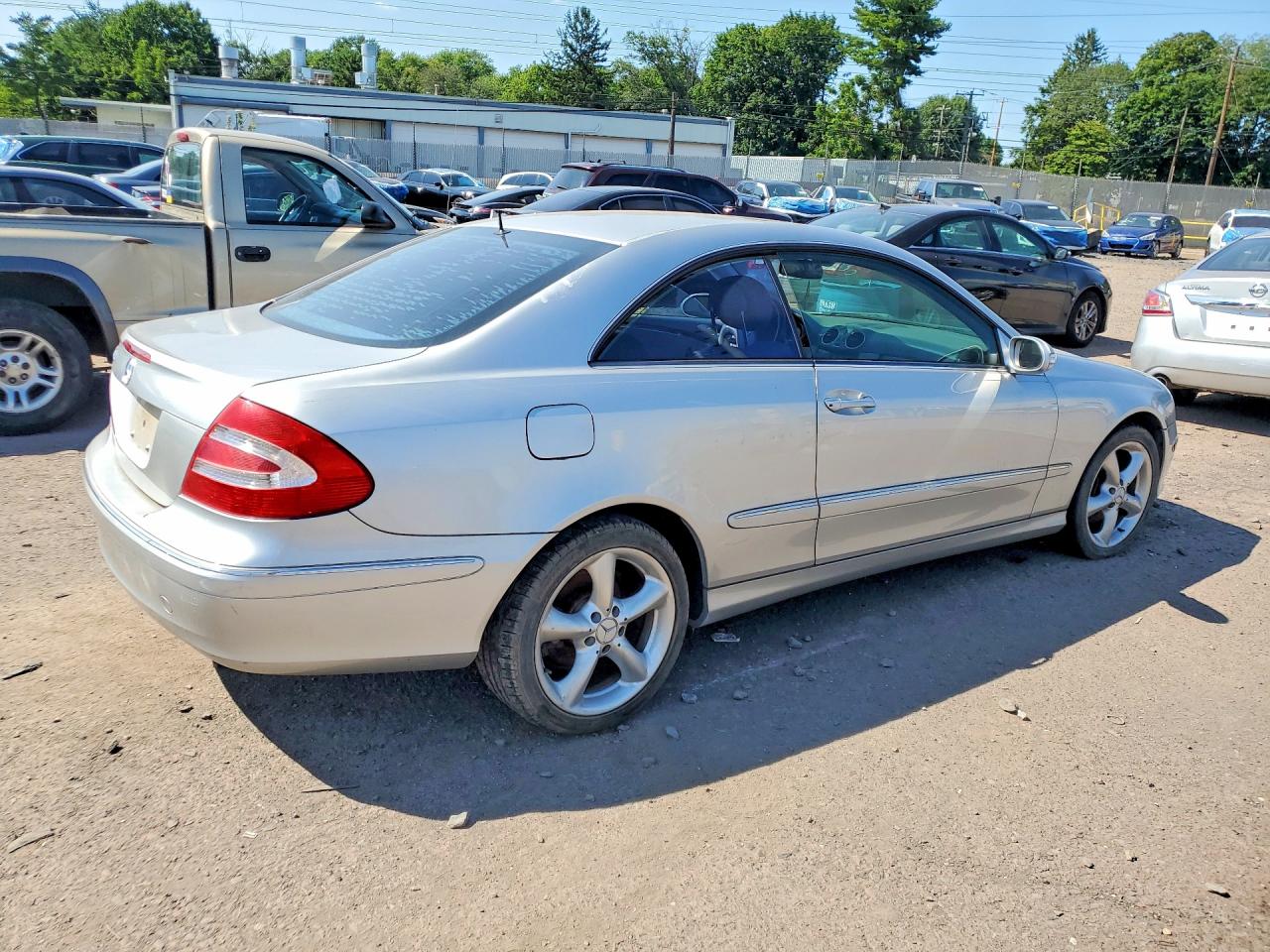 2004 Mercedes-benz Clk 320c Gray vin: WDBTJ65J24F083768