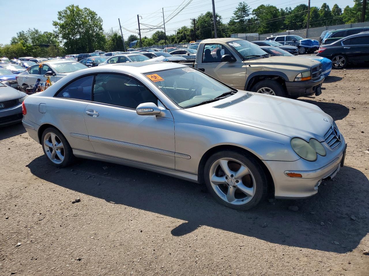 2004 Mercedes-benz Clk 320c Gray vin: WDBTJ65J24F083768
