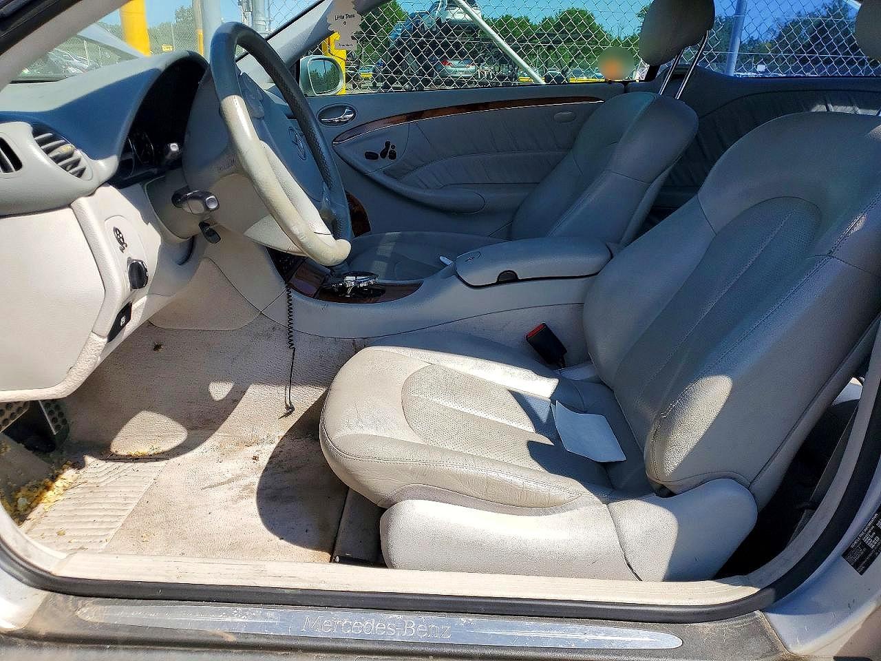 2004 Mercedes-benz Clk 320c Gray vin: WDBTJ65J24F083768