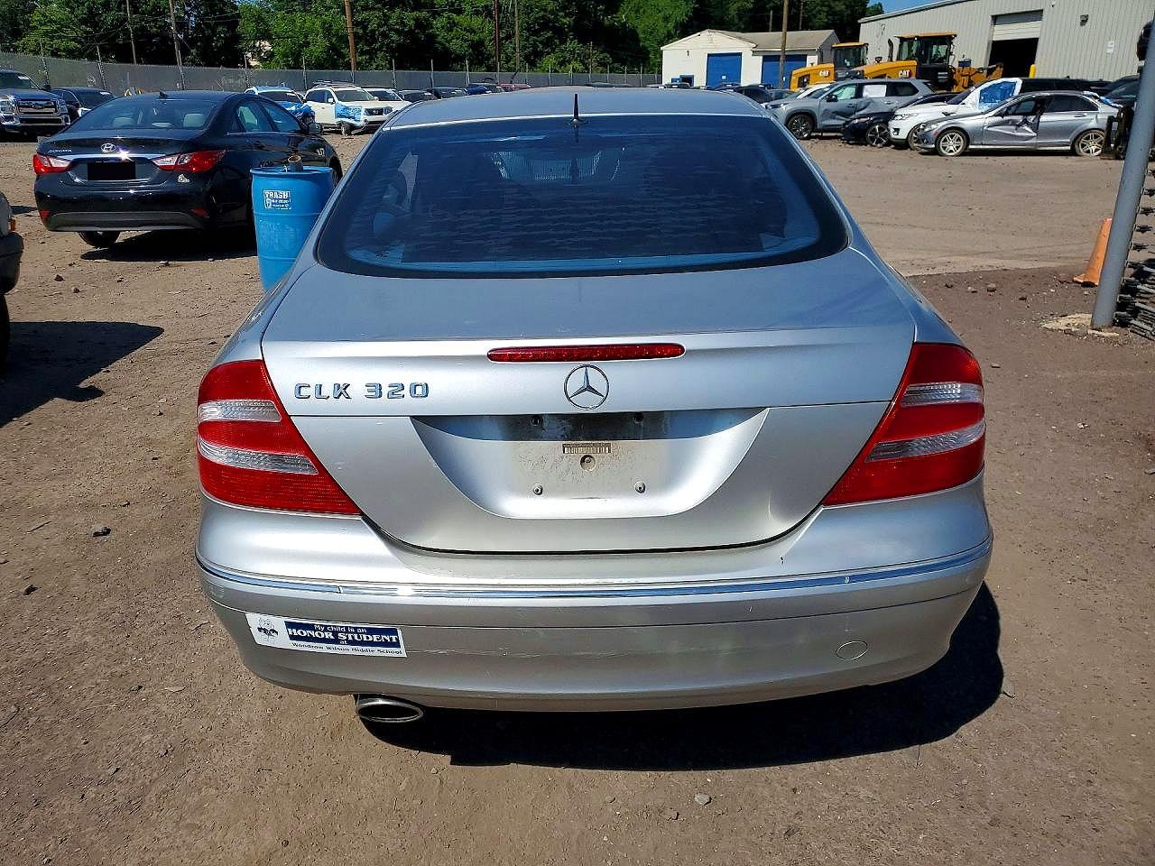 2004 Mercedes-benz Clk 320c Gray vin: WDBTJ65J24F083768