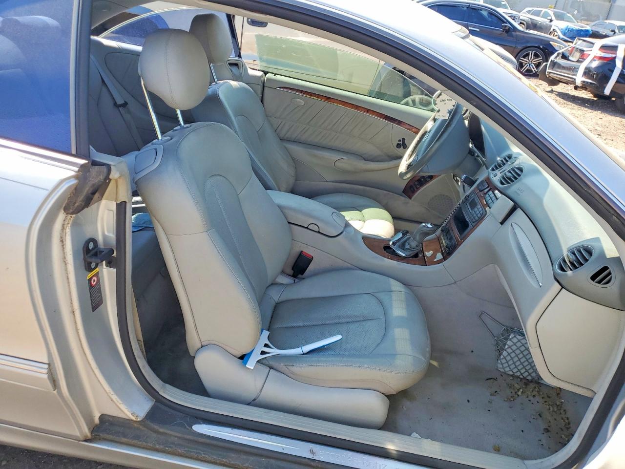2004 Mercedes-benz Clk 320c Gray vin: WDBTJ65J24F083768