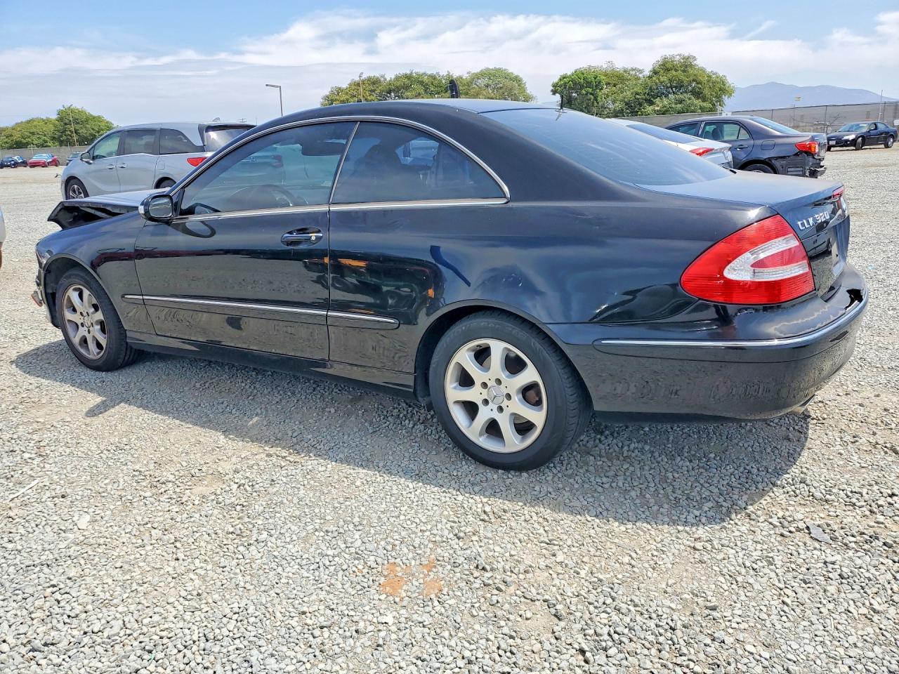 2003 Mercedes-benz Clk 320c Black vin: WDBTJ65J33F043553