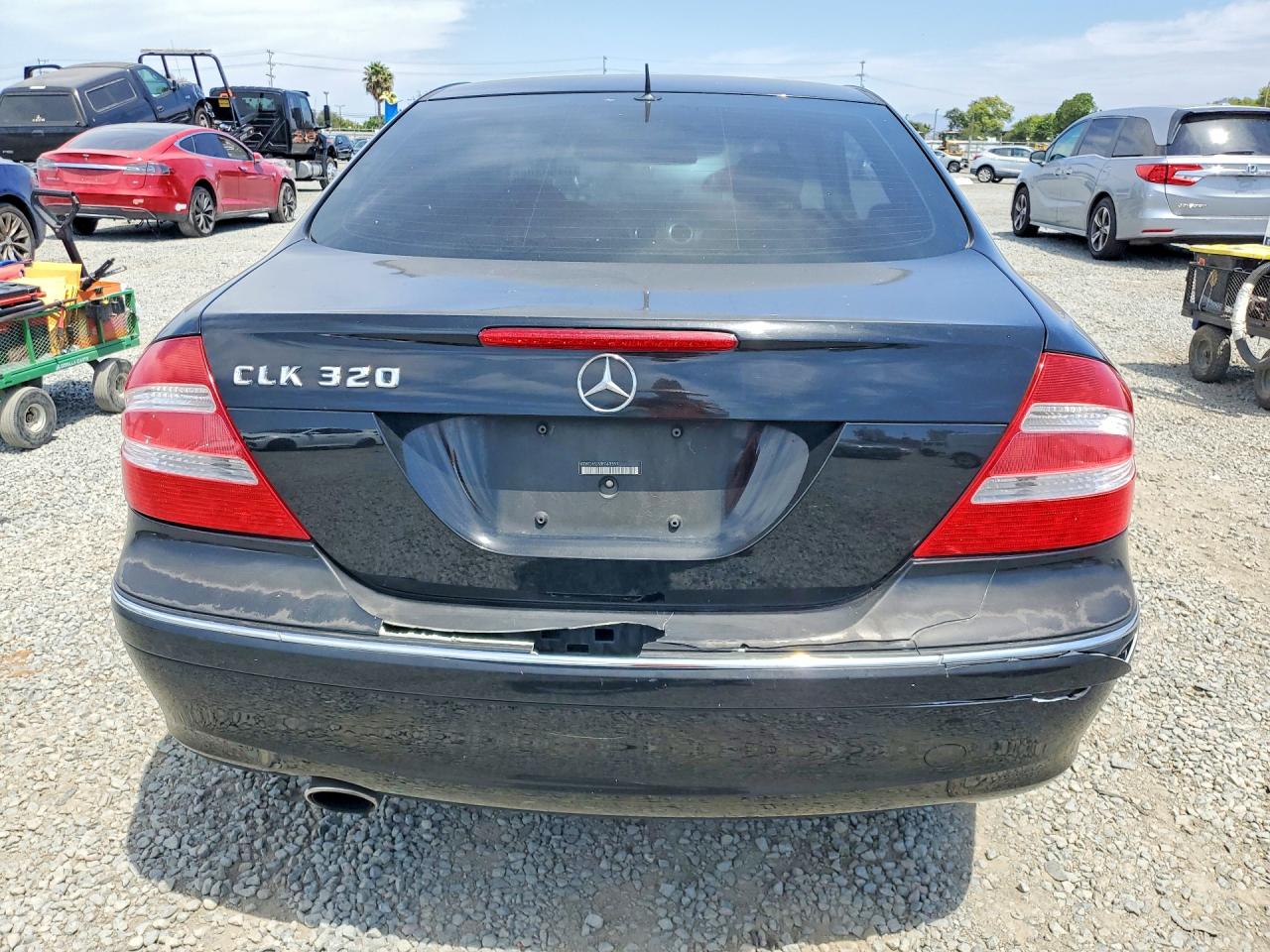 2003 Mercedes-benz Clk 320c Black vin: WDBTJ65J33F043553