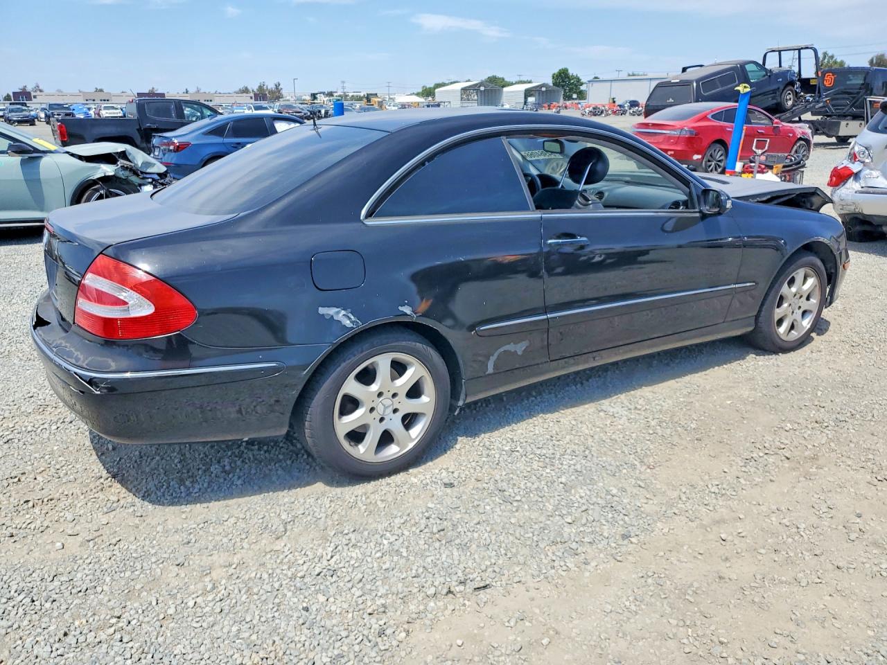 2003 Mercedes-benz Clk 320c Black vin: WDBTJ65J33F043553