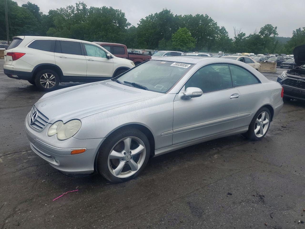 2003 Mercedes-benz Clk 320c Silver vin: WDBTJ65J33F047036