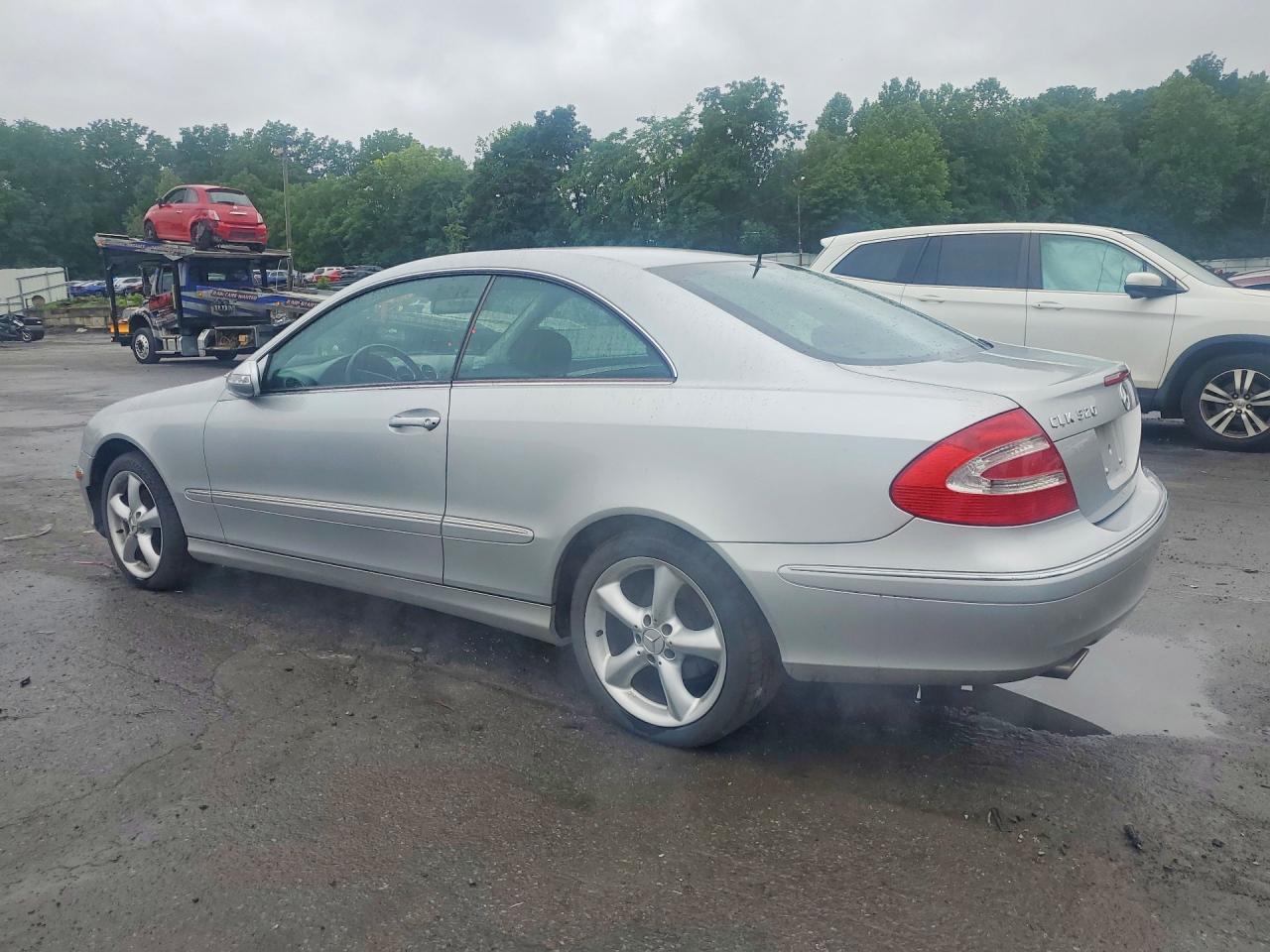 2003 Mercedes-benz Clk 320c Silver vin: WDBTJ65J33F047036