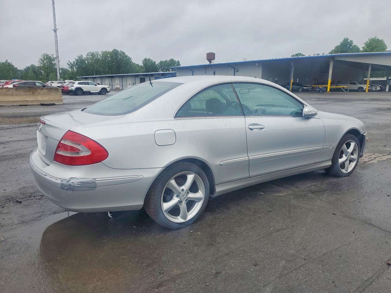 2003 Mercedes-benz Clk 320c Silver vin: WDBTJ65J33F047036