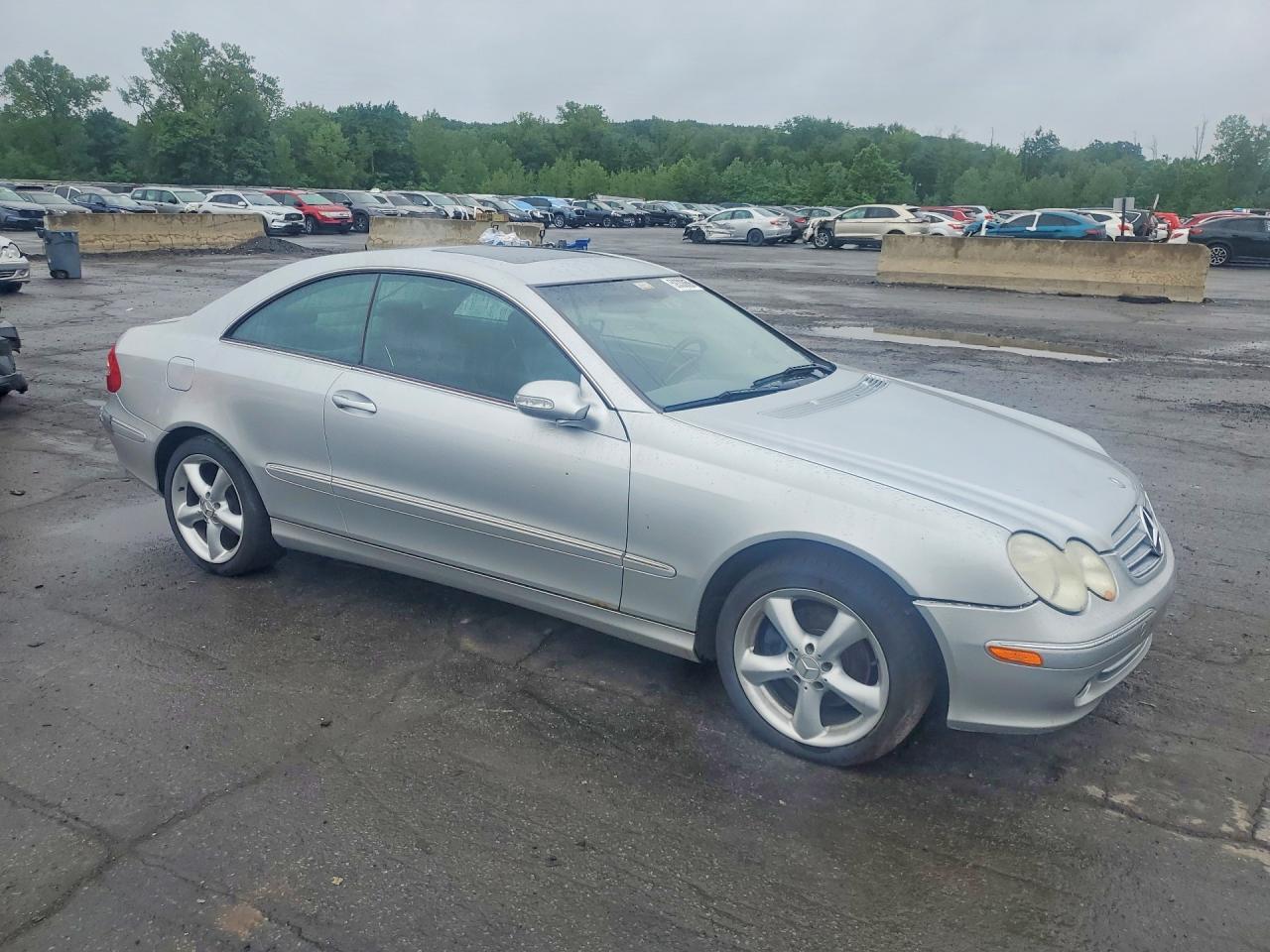 2003 Mercedes-benz Clk 320c Silver vin: WDBTJ65J33F047036