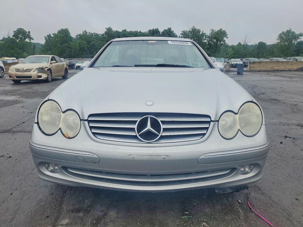 2003 Mercedes-benz Clk 320c Silver vin: WDBTJ65J33F047036