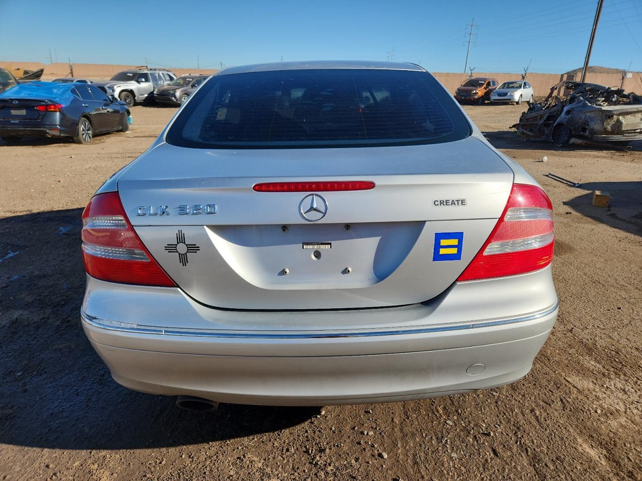 2003 Mercedes-benz Clk 320c Серебряный vin: WDBTJ65J33F054181