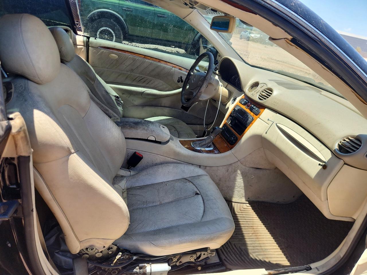 2003 Mercedes-benz Clk 320c Black vin: WDBTJ65J43F021822