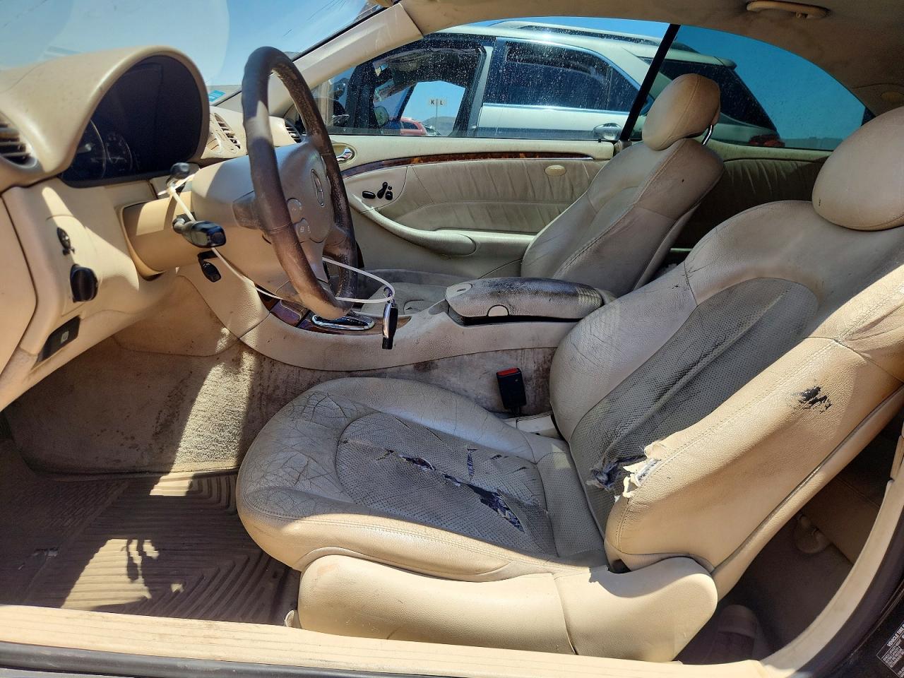 2003 Mercedes-benz Clk 320c Black vin: WDBTJ65J43F021822