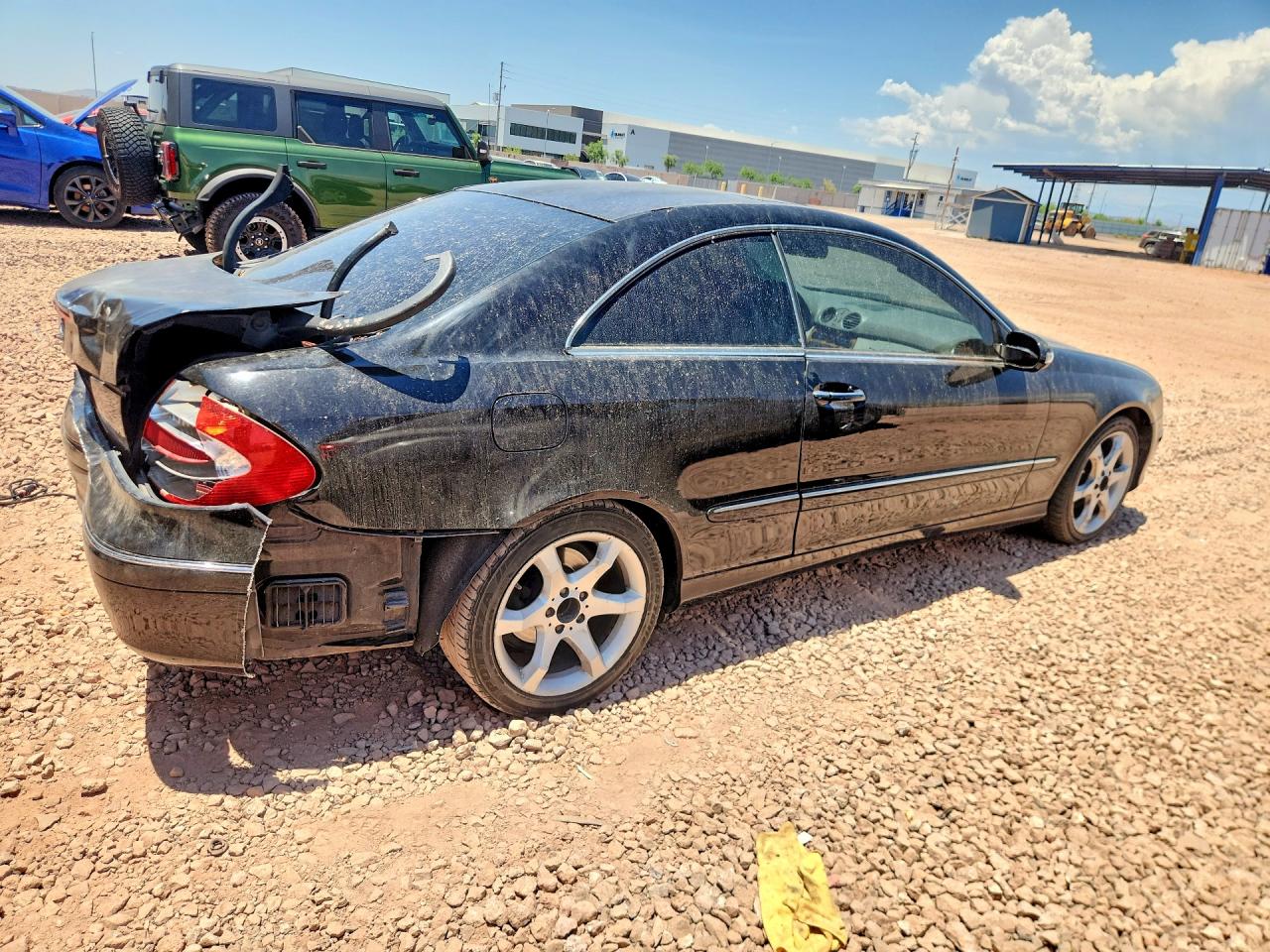 2003 Mercedes-benz Clk 320c Black vin: WDBTJ65J43F021822