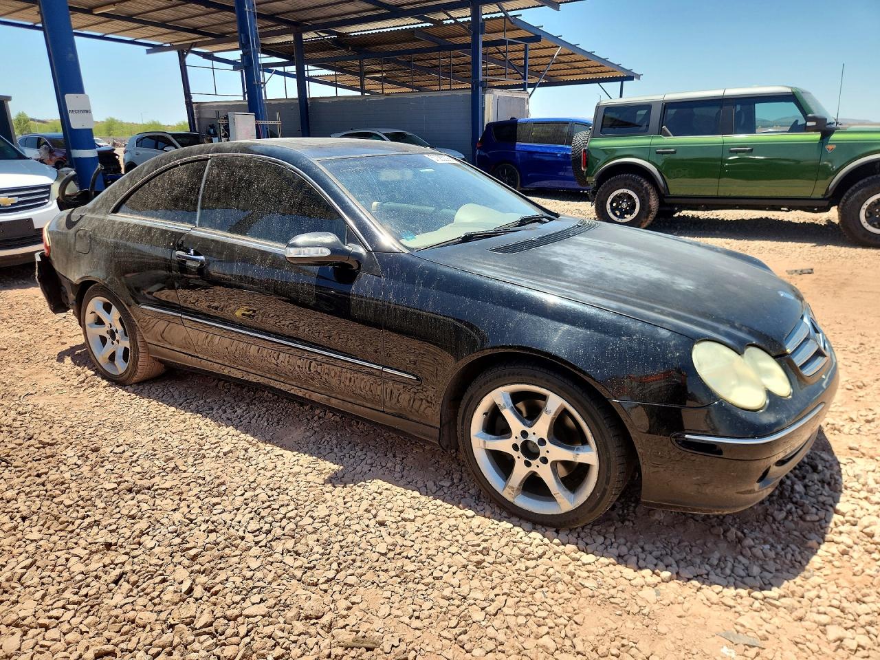 2003 Mercedes-benz Clk 320c Black vin: WDBTJ65J43F021822