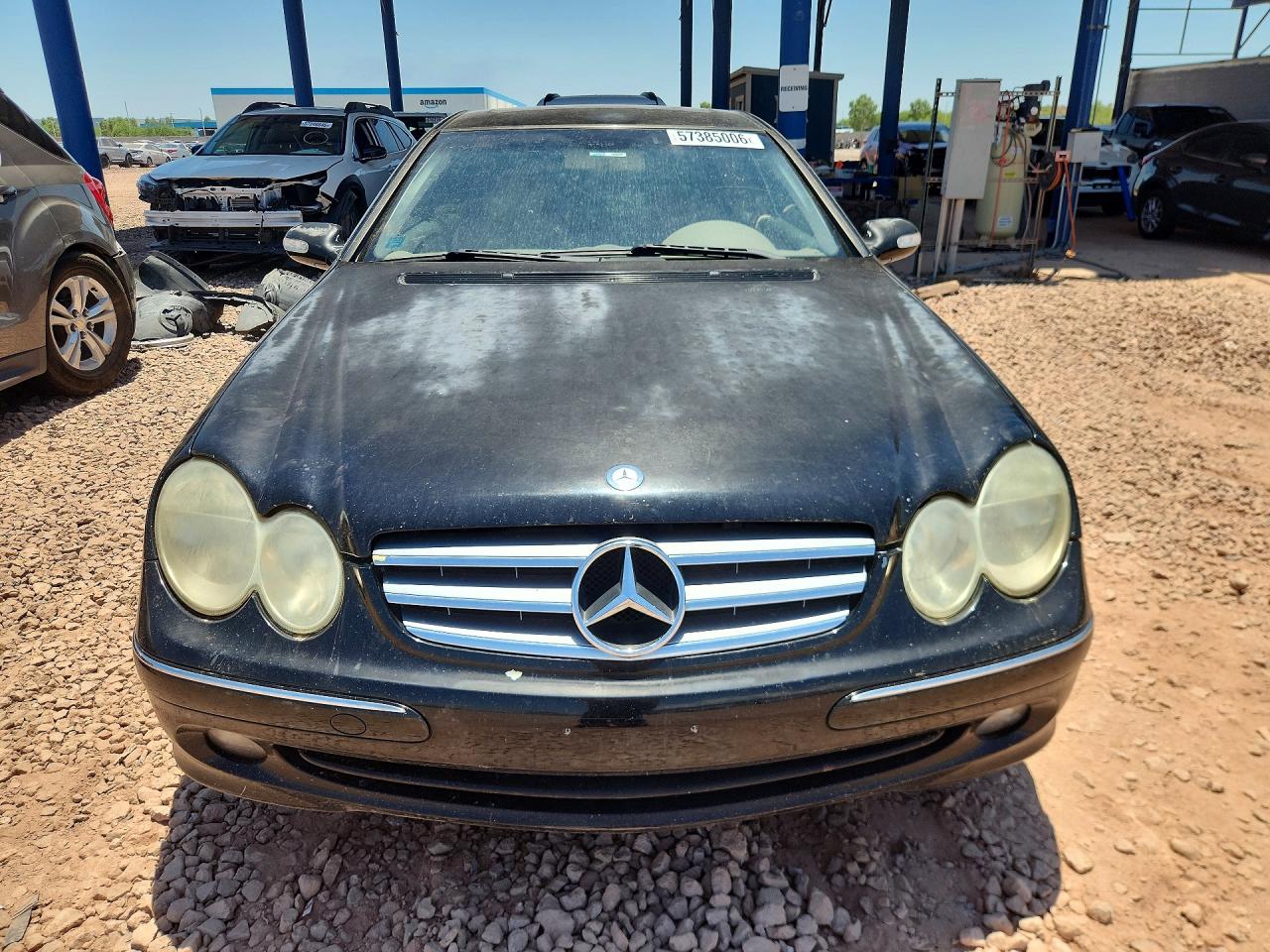 2003 Mercedes-benz Clk 320c Black vin: WDBTJ65J43F021822