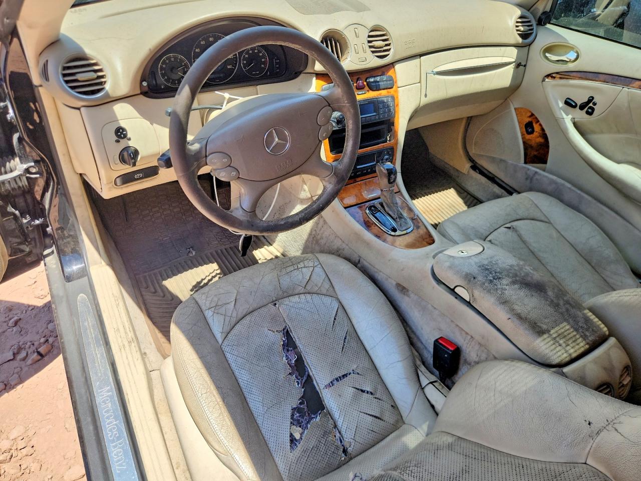 2003 Mercedes-benz Clk 320c Black vin: WDBTJ65J43F021822