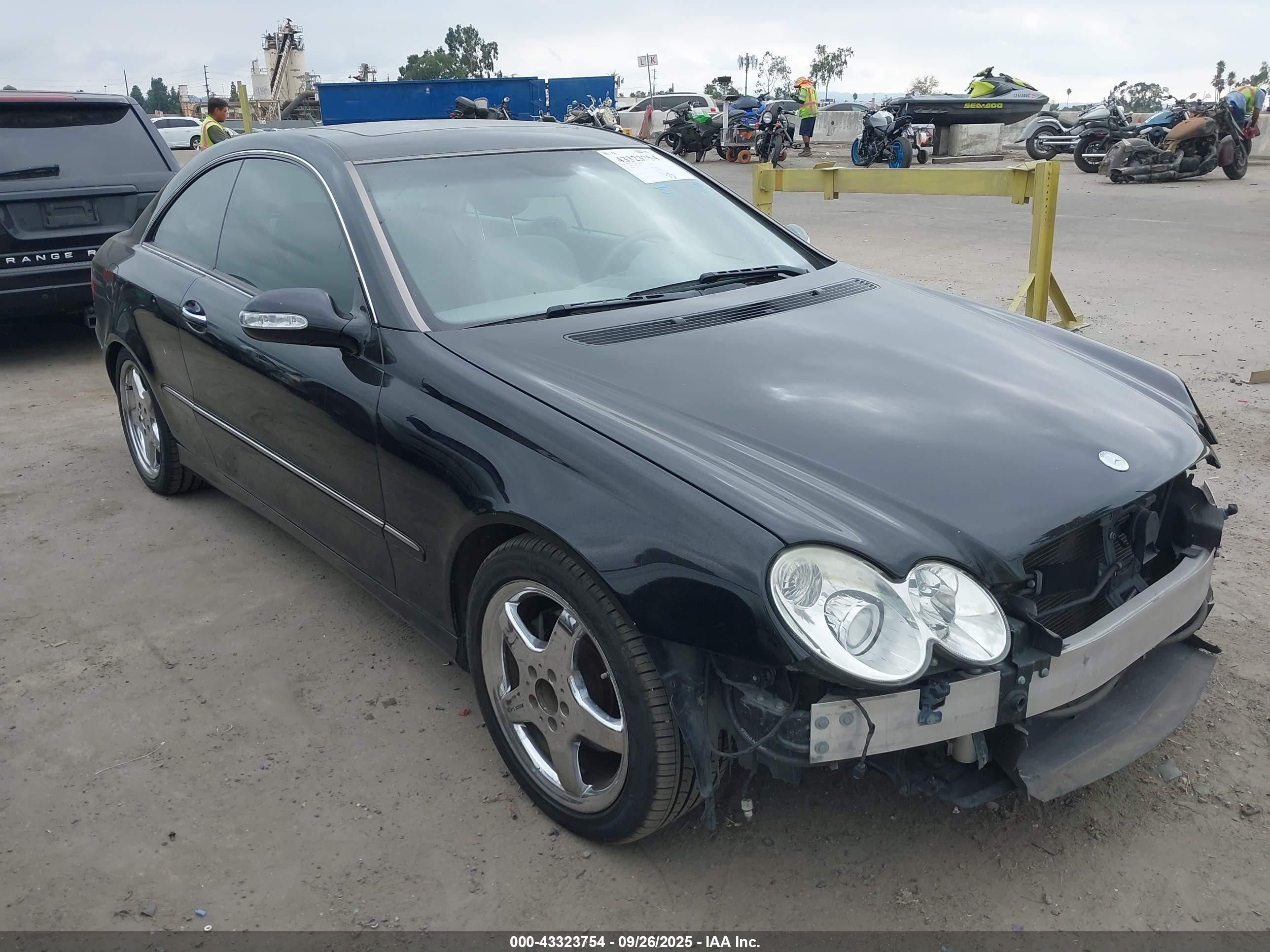 2003 Mercedes-benz Clk 320   Black vin: WDBTJ65J43F060295