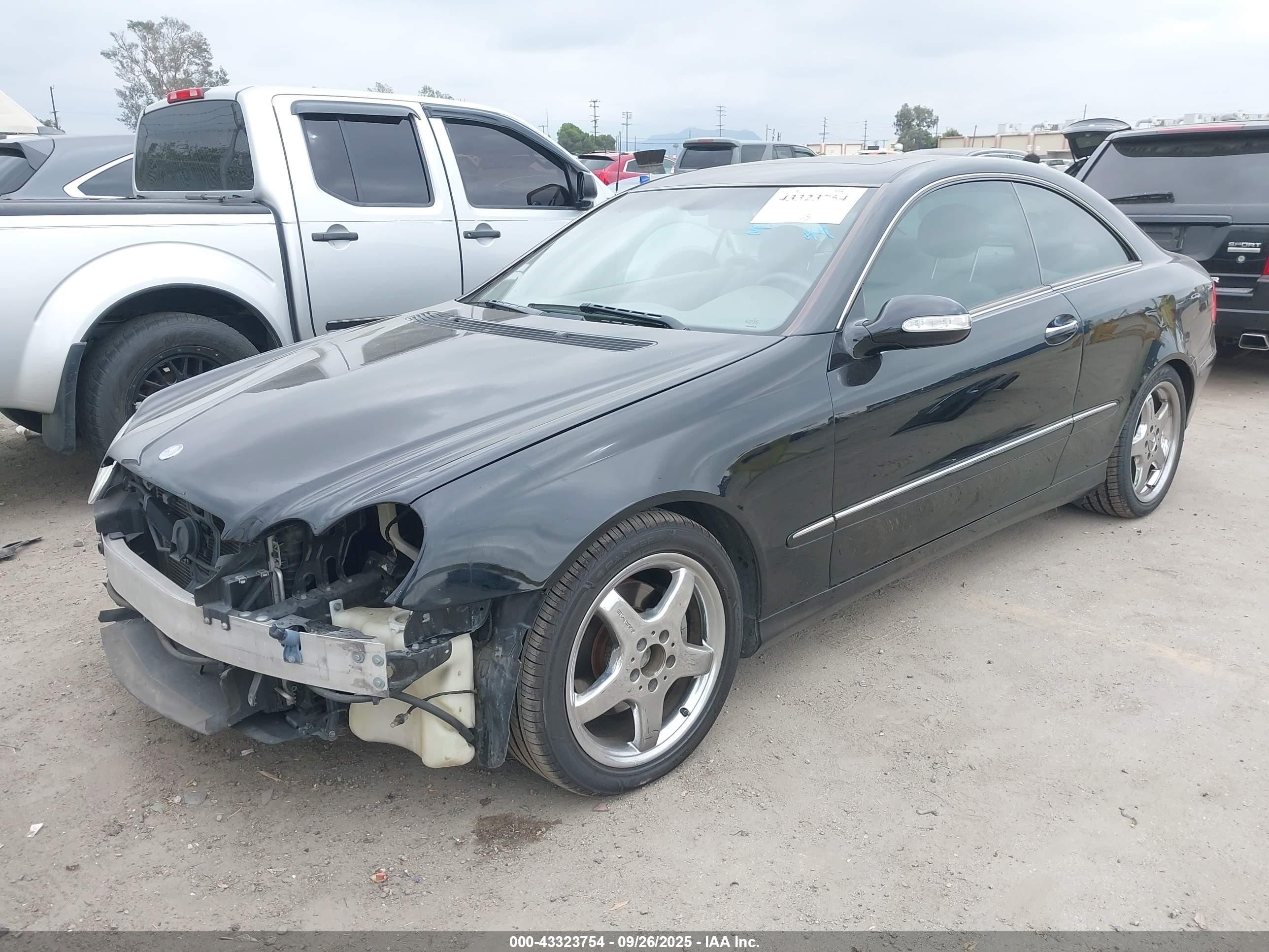 2003 Mercedes-benz Clk 320   Black vin: WDBTJ65J43F060295