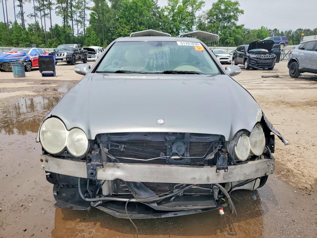 2004 Mercedes-benz Clk 320c Gray vin: WDBTJ65J44F090575