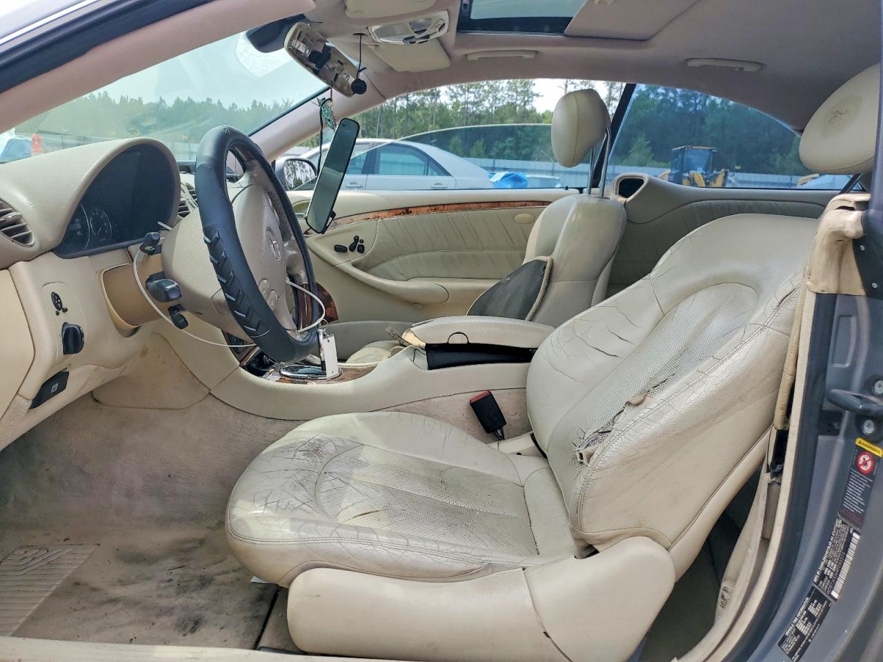 2004 Mercedes-benz Clk 320c Gray vin: WDBTJ65J44F090575