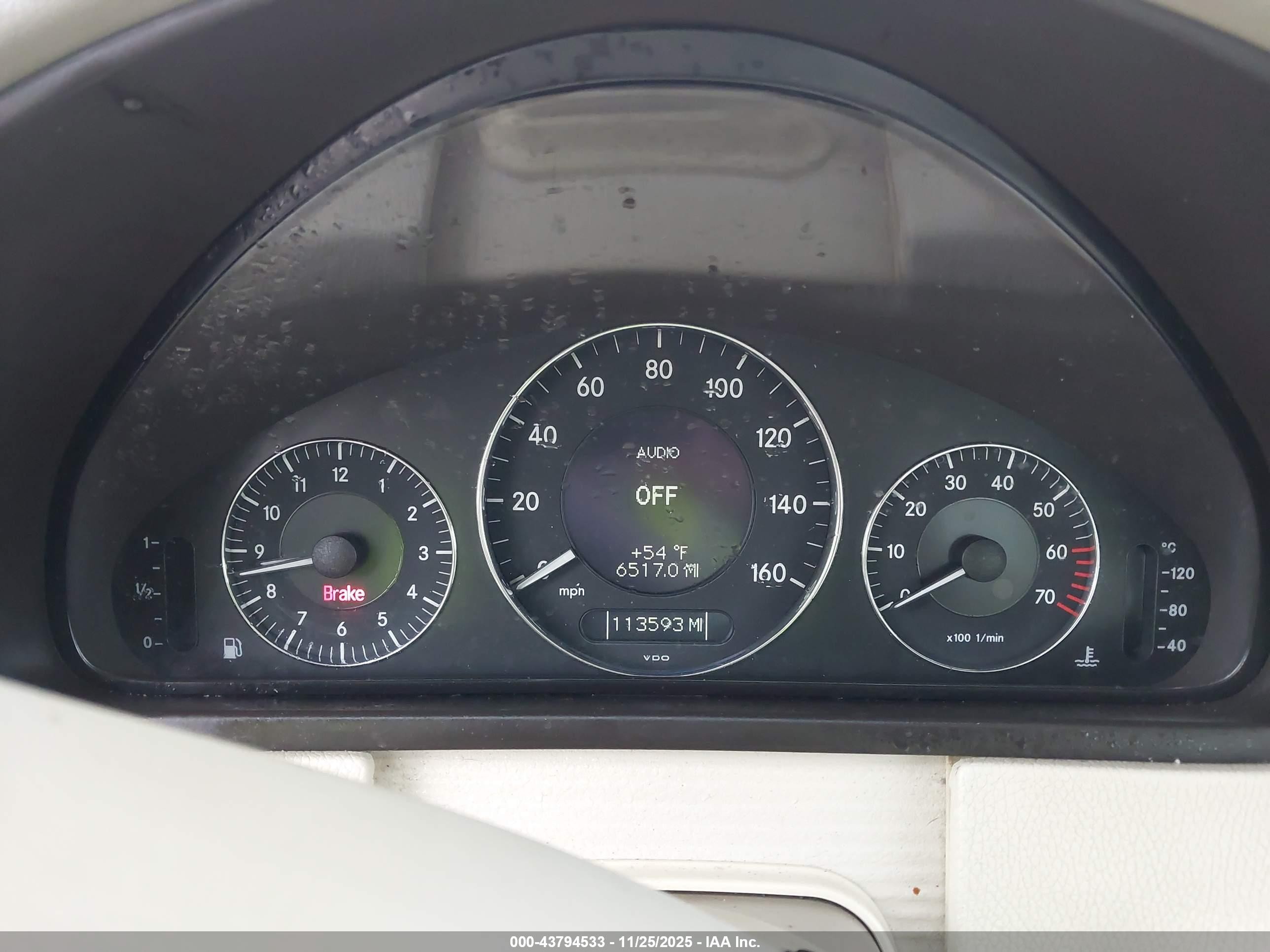 2004 Mercedes-benz Clk 320   Blue vin: WDBTJ65J44F092133