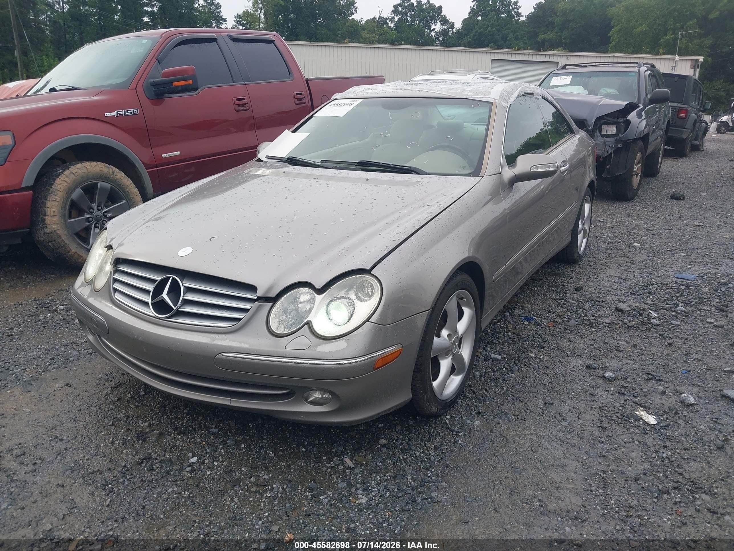 2004 Mercedes-benz Clk 320   Gray vin: WDBTJ65J44F093914