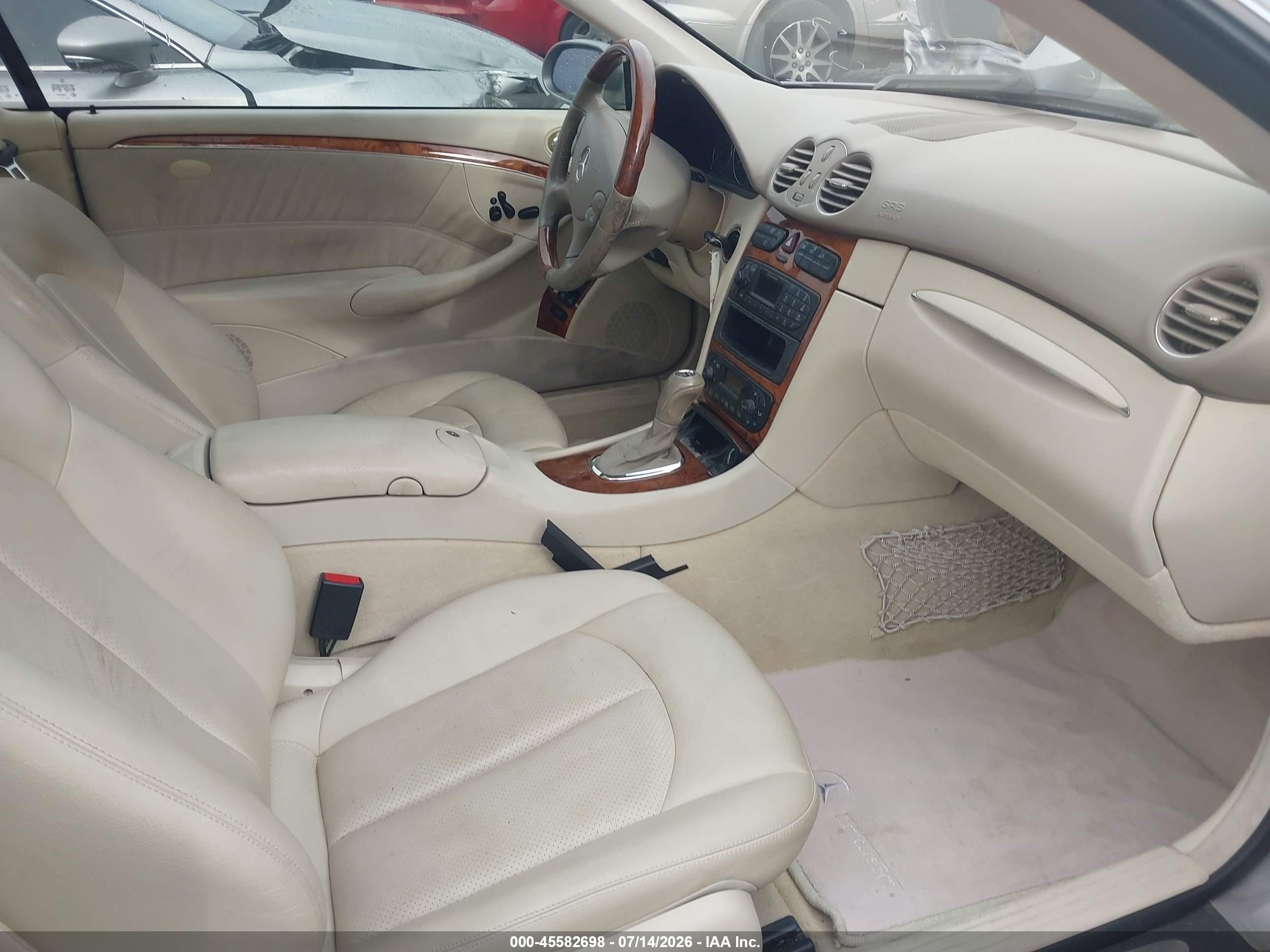 2004 Mercedes-benz Clk 320   Gray vin: WDBTJ65J44F093914