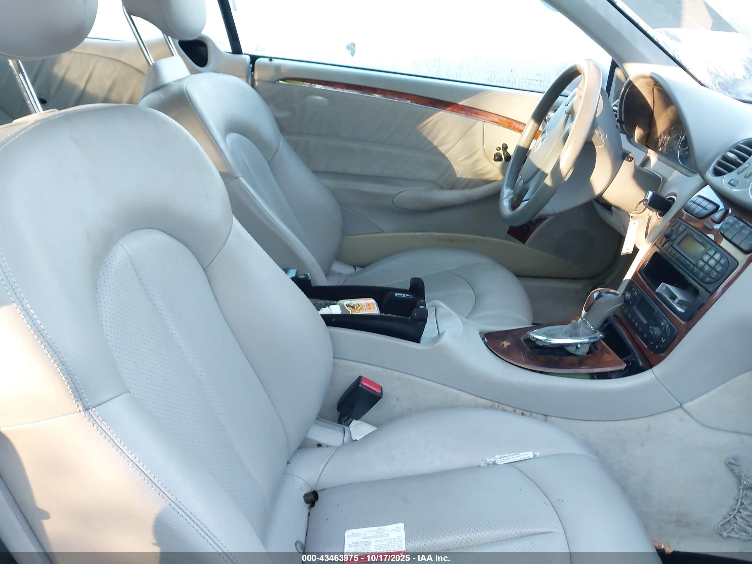 2004 Mercedes-benz Clk 320   Silver vin: WDBTJ65J44F097154