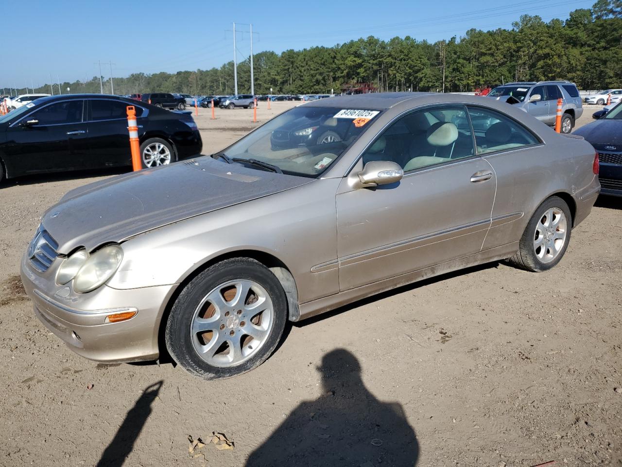 2003 Mercedes-benz Clk 320c Silver vin: WDBTJ65J53F001773