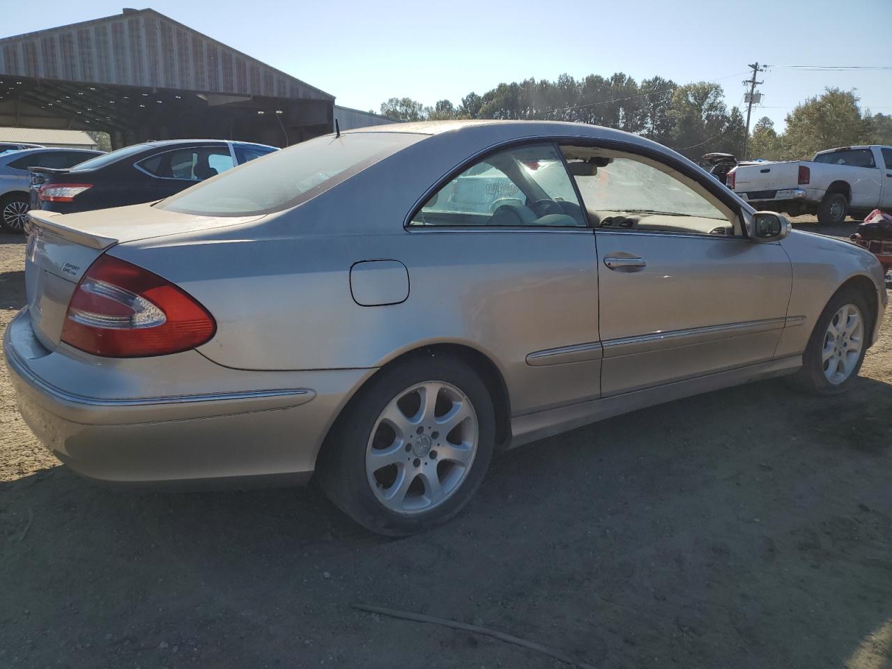 2003 Mercedes-benz Clk 320c Silver vin: WDBTJ65J53F001773