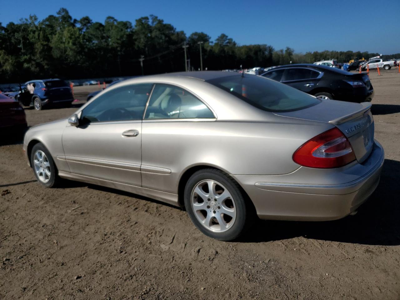 2003 Mercedes-benz Clk 320c Silver vin: WDBTJ65J53F001773